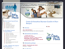 Tablet Screenshot of formation-prepa-concours.com